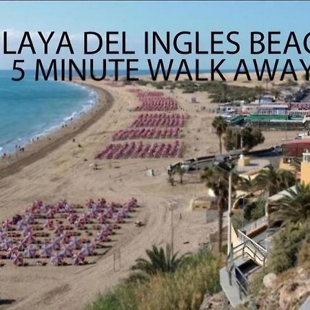 Ocean Front Cozy 2 Bedroom, 3 Beds Spacious- Netflix, Pool, Beach Lift & Fast Wifi Playa del Inglés Exteriér fotografie